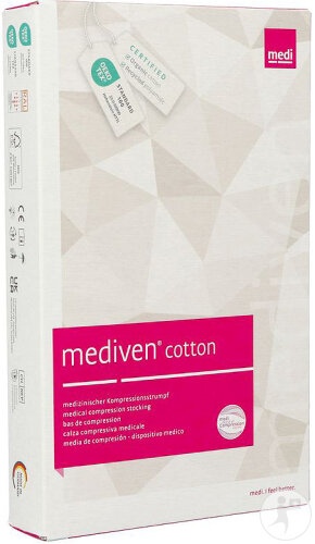 Mediven Cotton CCL2 Ad P.O. Kompressionsstrümpfe Karamell T4 1 Stück