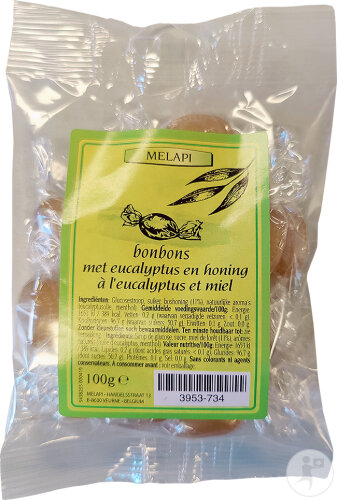 Melapi Bonbons Mit Eukalyptus Und Honig 100g