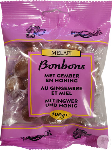 Melapi Ingwer-Honig Bonbons 100g