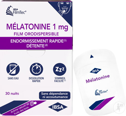 Melatonin FilmTec 30 Orodispersible Filme