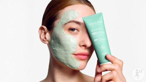 Melvita Nectar Pur 3in1 Maske Peeling Und Gezielte Pflege Tube 75ml-2