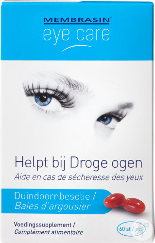 Membrasin Eye Care Sanddornbeeren 60 Pflanzliche Kapseln