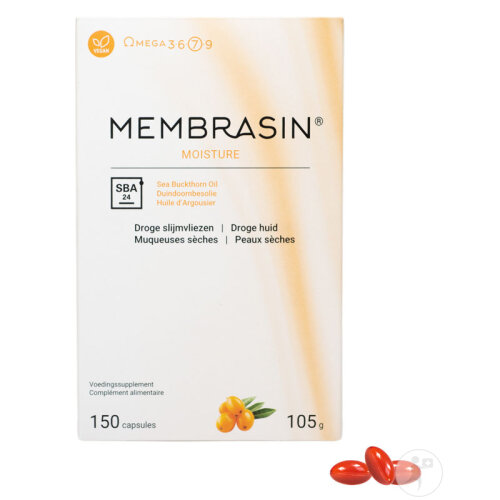 Membrasin Moisture Für Trockene Schleimhäute/Trockene Haut 150 Kapseln-2