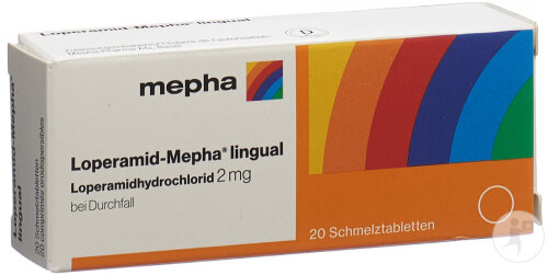 Mepha Loperamid Lingual 2mg 20 Schmelztabletten