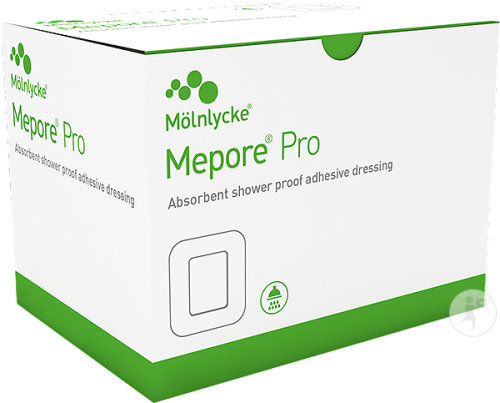 Mepilex Mepore Pro Wundverband Steril Selbstklebend Wasserfester 9x20cm Stück 30 (671120)