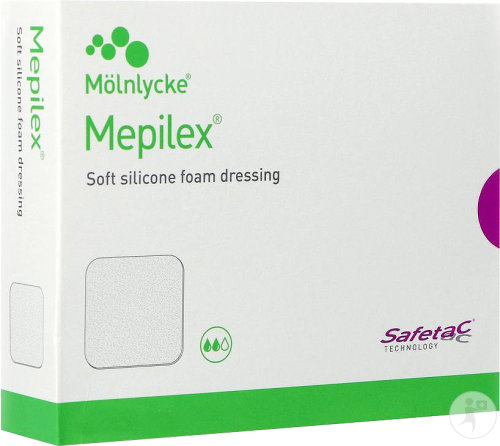 Mepilex Polyurethanschaumverband Weich Steril 10x20cm Stück 5 (294200)