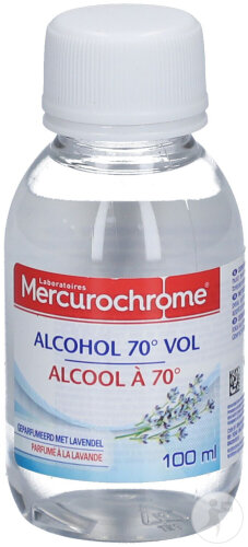 Mercurochrom Alkohol 70% Vol Parfümiert Mit Lavendel Flakon 100ml