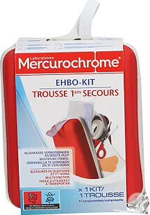 Mercurochrome Erste Hilfe Set 17 Produkte