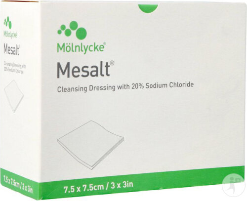 Mesalt Sterile Imprägnierte Kompressen 7,50x7,50cm 30 Stück