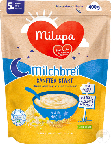 Milupa Gute Nacht Milchbrei Sanfter Start Ab 5 Monate 400g
