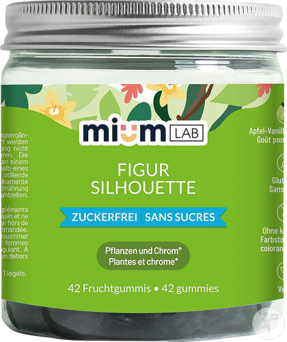 MiumLab Figur Zuckerfrei 42 Fruchtgummis
