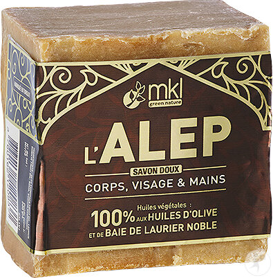 MKL Green Nature Aleppo Milde Feste Seife Körper/Gesicht/Hände Bio 200g