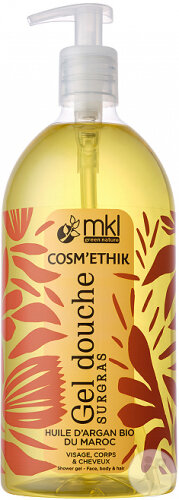 MKL Green Nature Cosm'éthik Duschgel Argan Gesicht Und Körper Pumpflasche 1l