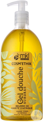 MKL Green Nature Cosm'éthik Duschgel Sheabutter Haare Gesicht/Körper 1l