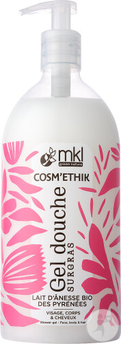 MKL Green Nature Cosm'Éthik Eselsmilch Von Gers Bio Dermatologisches Duschgel 1l