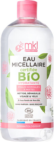 MKL Green Nature Feuchtigkeitsspendendes Mizellenwasser Normale Bis Mischhaut Bio 500ml