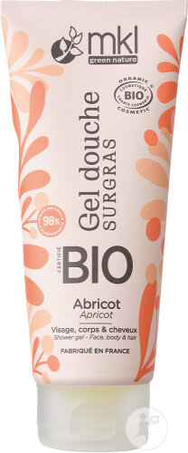 MKL Green Nature Rückfettendes Duschgel Aprikose Alle Hauttypen Bio 200ml