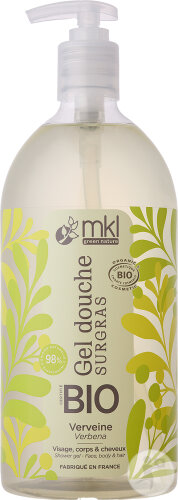 MKL Green Nature Rückfettendes Duschgel Bio Verbene Gesicht/Körper/Haare 1l