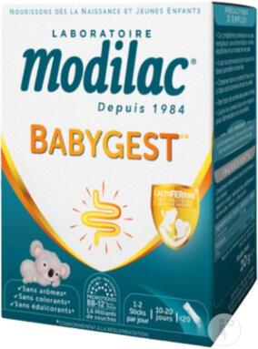 Modilac Babygest Nahrungsergänzungsmittel 20 Sticks Von Pulver