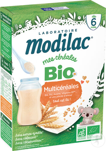 Modilac Bio-Mehrkorngetreide Ab 6 Monaten 250g