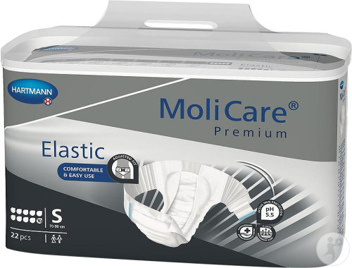Molicare Premium Elastic Slip 10 Tropfen Größe S Sehr Schwere Inkontinenz 22 Stück