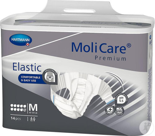 MoliCare Premium Elastic 10 Drops M Slip Inkontinenz 14 Stück