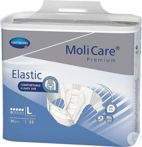 Molicare Premium Elastic Slip 6 Tropfen Größe L Mäßige Inkontinenz 30 Stück