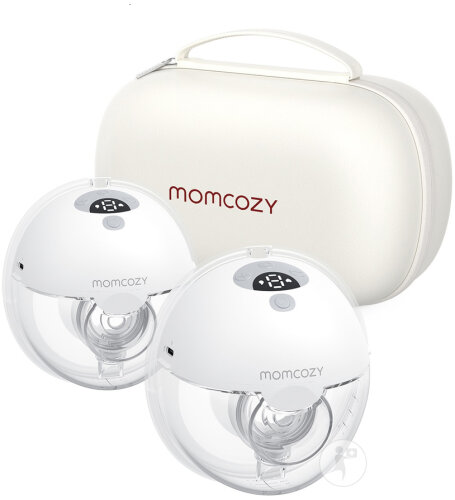Momcozy M5 Milchpumpe Doppelt Grau 1 Set