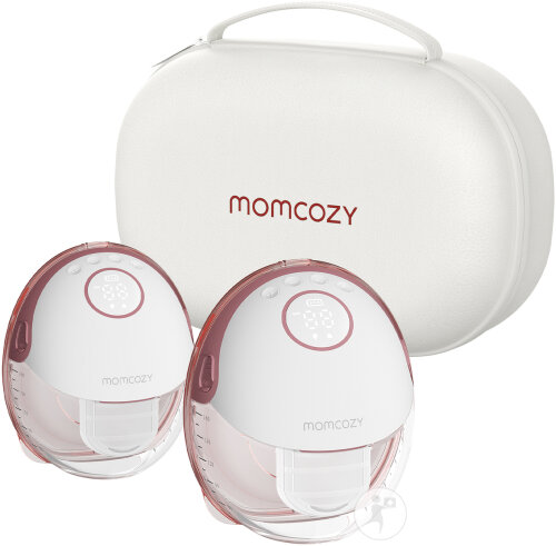 Momcozy M6 Mobile Milchpumpe Doppel Braun 1 Set