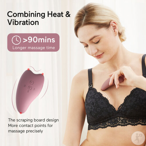Momcozy Wärmendes Still-Massagegerät 1 Stück-3