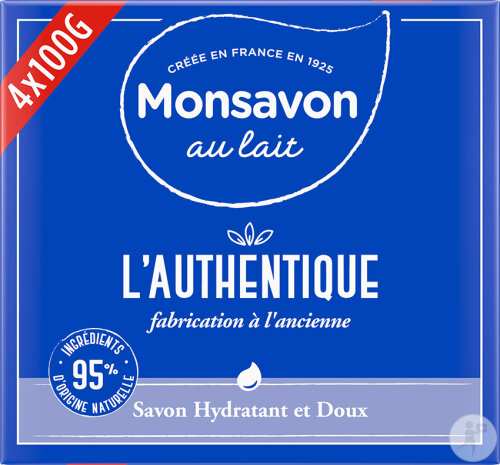 Monsavon Original Seifenstück 4x100g