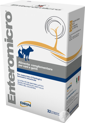 Enteromicro Complex Verdauung/Darmflora Hunde Und Katzen 32 Tabletten