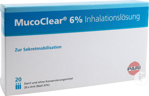 MucoClear 6% NaCl Amp 20x4ml
