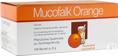 Mucofalk Orange Granulat Zur Herstellung Einer Suspension 100 Beutel
