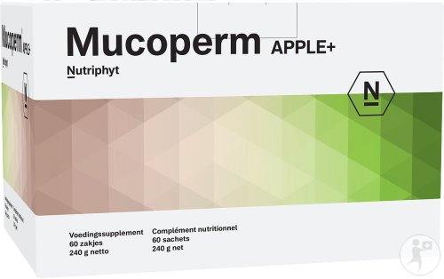 Mucoperm Apple+ Beutel 60x4g