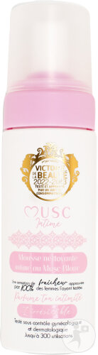 Musc Intime Musc Blanc Die Unwiderstehliche Intim-Reinigungsschaum Pumpflasche 150ml