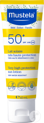 Mustela Baby Kind Sonnenmilch SPF50+ Intolerante empfindliche Haut 40ml