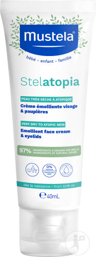 Mustela Stelatopia Geschmeidigmachende Gesichtscreme Tube 40ml