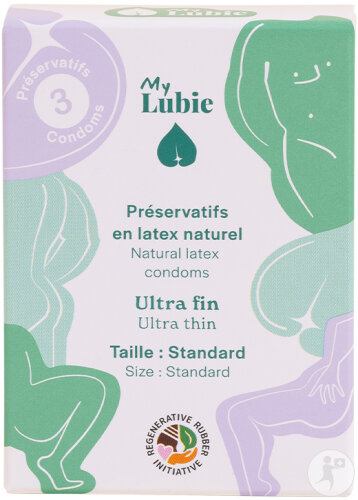 My Lubie Kondome Aus Naturlatex Ultradünn Größe Standard 3 Stück