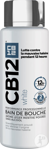 CB12 White Mundwasser Flasche 250ml