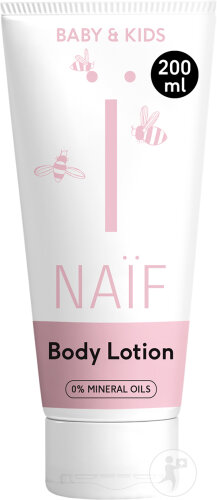 Naïf Beruhigende Baby-Bodylotion Tube 200ml