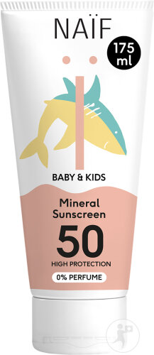 Naïf Mineralische Sonnencreme Ohne Duft SPF50 175ml
