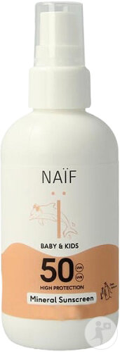 Naïf Mineralische Sonnenspray Für Babys Und Kinder SPF50 100ml