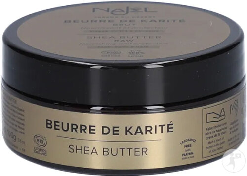 Najel Nährende Und Schützende Rohe Sheabutter Gesicht Körper Haar Bio Tiegel 100g