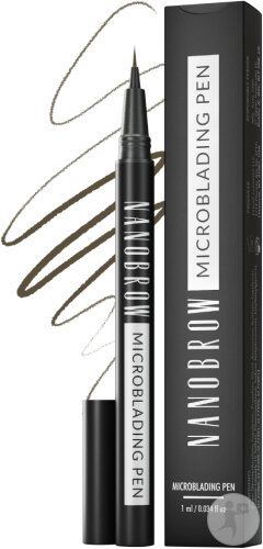 Nanobrow Augenbrauenmarker Dunkelbraun 1ml