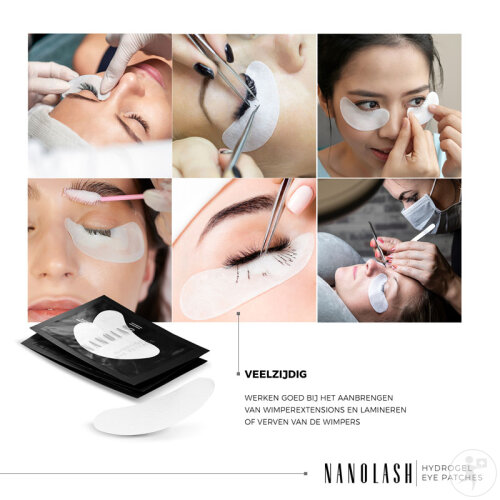 Nanolash Hydrogel-Pads Für Wimpernverlängerungen 50 Stück-4