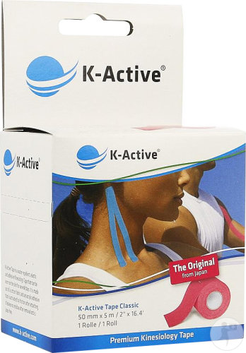 Naqi K-Active Tape Classic Rose 5m x 5cm 1 Rolle