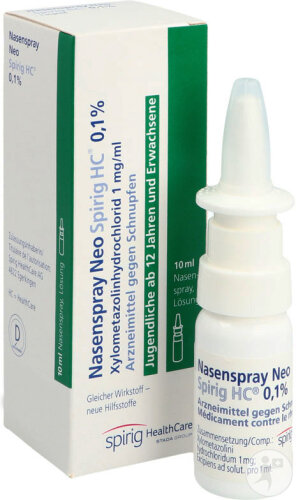 Nasenspray Neo Spirig HC 0,1% 10ml
