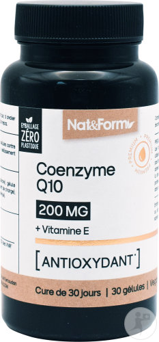 Nat&Form Coenzym Q10 30 Kapseln
