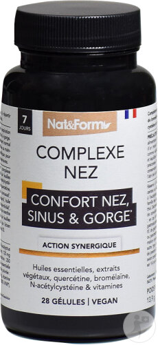 Nat&Form Komplex Nase Sinus & Hals 28 Kapseln